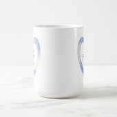 Afstuderen Christelijke Faith Custom Name Simple Koffiemok (Center)