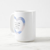 Afstuderen Christelijke Faith Custom Name Simple Koffiemok (Voorkant links)
