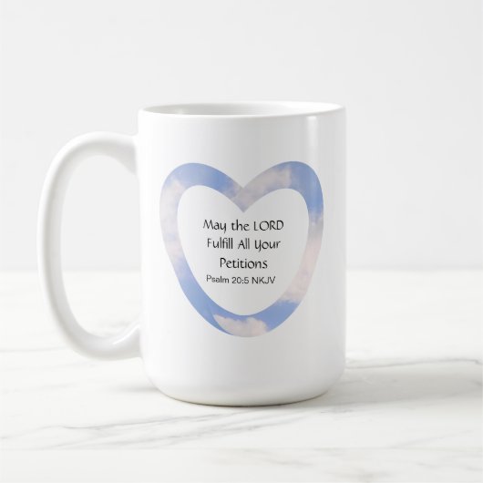 Afstuderen Christelijke Faith Custom Name Simple Koffiemok (Links)
