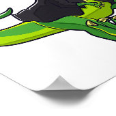 Afstuderen CL van 2025 Funny Dinosaur T-Rex Gradua Poster (Hoek)