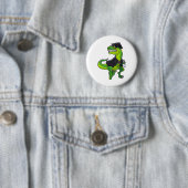 Afstuderen CL van 2025 Funny Dinosaur T-Rex Gradua Ronde Button 5,7 Cm (In situ)