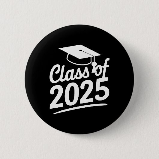 Afstuderen CL van 2025 - Senior 2025 Ronde Button 5,7 Cm (Voorkant)
