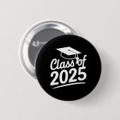 Afstuderen CL van 2025 - Senior 2025 Ronde Button 5,7 Cm (Voorkant /achterkant)