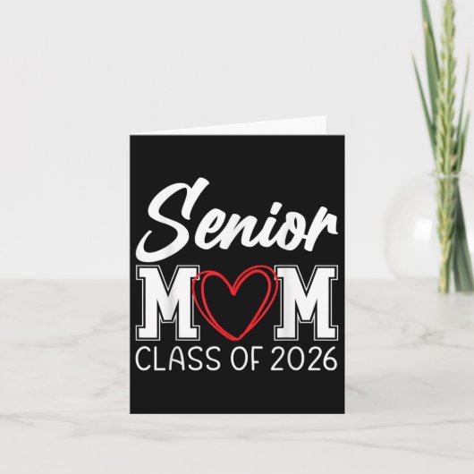 Afstuderen CL van 2026 senior 2026 Kaart (Voorkant)
