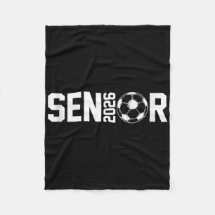 Afstuderen CL van 2026 Senior Soccer Player Gradua Fleece Deken