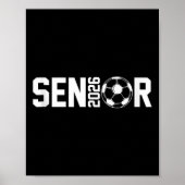 Afstuderen CL van 2026 Senior Soccer Player Gradua Poster (Voorkant)