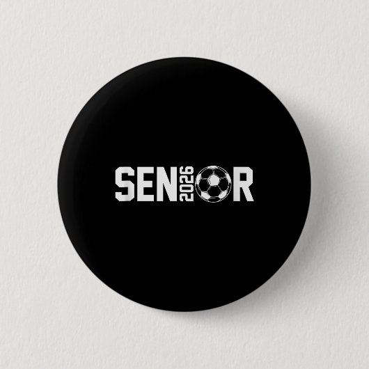 Afstuderen CL van 2026 Senior Soccer Player Gradua Ronde Button 5,7 Cm (Voorkant)