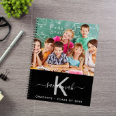 Afstuderen CLASS 2024 foto zwart wit monogram Notitieboek