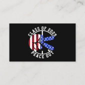 Afstuderen Class 2025 Party Uitnodiging Vrede Uit (Voorkant)