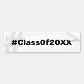 Afstuderen Class Hashtag-Bumpersticker Bumpersticker (Voorkant)