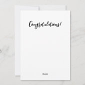 Afstuderen Class of 2025 Peace Out Afstuderen blau Feestdagenkaart (Achterkant)