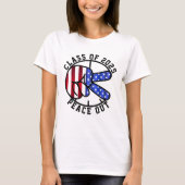 Afstuderen Class of 2025 Peace Out Afstuderen Vere T-shirt (Voorkant)