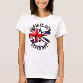 Afstuderen Class of 2025 Peace Out UK Afstuderen T-shirt (Voorkant)