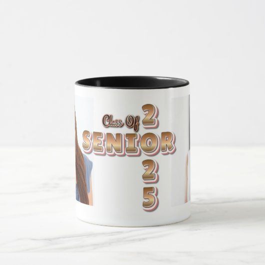 Afstuderen Class of 2025 Senior Afstuderen Foto Mok (Midden)