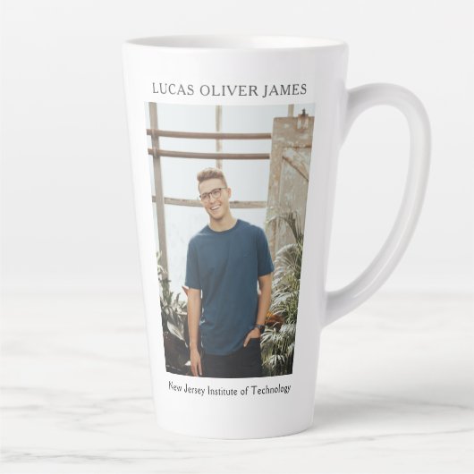 Afstuderen Class of Architecture Engineer Foto Latte Mok (Rechts)