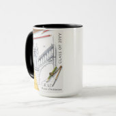 Afstuderen Class of Architecture Engineer Foto Mok (Voorkant links)