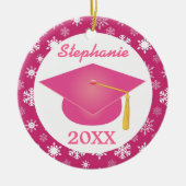 Afstuderen Class Personalized Snowflake Ornament (Voorkant)