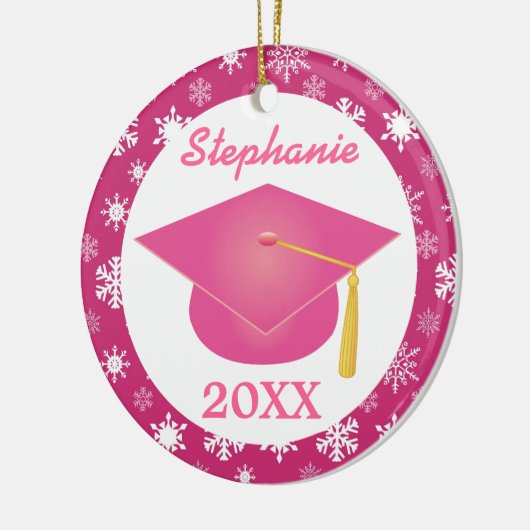 Afstuderen Class Personalized Snowflake Ornament (Links)