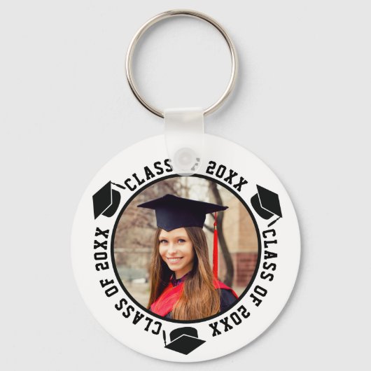Afstuderen Class Senior Photo Sleutelhanger (Voorkant)