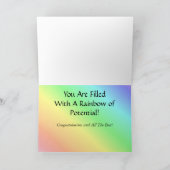 Afstuderen Class Silhouettes Kaart aan te passen (Binnen)