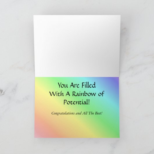 Afstuderen Class Silhouettes Kaart aan te passen (Binnen)