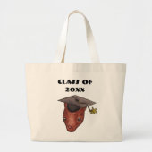 Afstuderen Class Woodland Animal Cute Squirrel Grote Tote Bag (Voorkant)