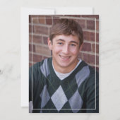 Afstuderen Classic Photo Laureate Laurel Blue Kaart (Voorkant)