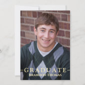 Afstuderen Classic Photo Laureate Laurel Gold Kaart (Voorkant)