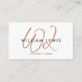 Afstuderen Code voor het script voor studenten Ter Visitekaartje (Voorkant)