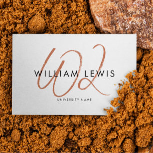 Afstuderen Code voor het script voor studenten Ter Visitekaartje