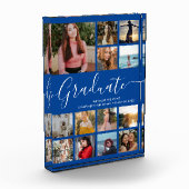 Afstuderen Collage Afstuderen Blauw fotoblok (Links)