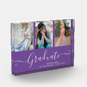 Afstuderen Collage Afstuderen Paars Photo Block Fotoblokken (Links)