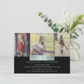 Afstuderen collage | Green Sage Mint Afstudeerder  Kaart (Staand voorkant)