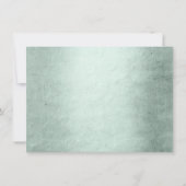 Afstuderen collage | Green Sage Mint Afstudeerder  Kaart (Achterkant)