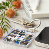 Afstuderen Collage Persoonlijke acrylSleutelhanger Sleutelhanger (Voorkant Rechts)