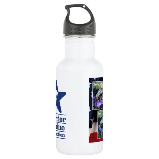 Afstuderen Collage Waterfles (Achterkant)