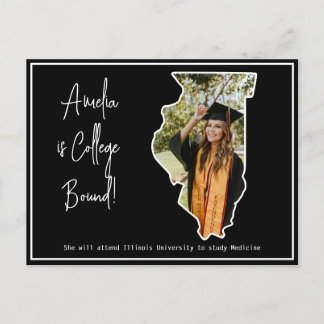 Afstuderen College Bound Illinois Briefkaart