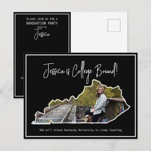 Afstuderen College Bound Kentucky Briefkaart (Voorkant / Achterkant)