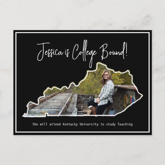Afstuderen College Bound Kentucky Briefkaart (Voorkant)