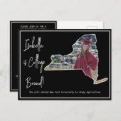 Afstuderen College Bound New York Briefkaart (Voorkant / Achterkant)