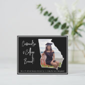 Afstuderen College gebonden Georgië Briefkaart (Staand voorkant)