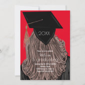 Afstuderen College Highschool Afstuderen Uitnodigi Kaart (Voorkant)