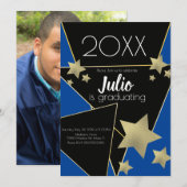 Afstuderen College Highschool Celebration Foto Kaart (Voorkant / Achterkant)