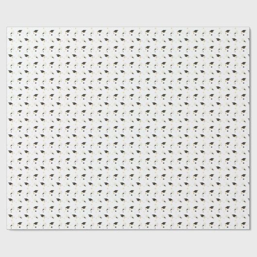 Afstuderen Confetti Cadeaupapier (Vlak)