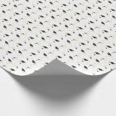 Afstuderen Confetti Cadeaupapier (Hoek)