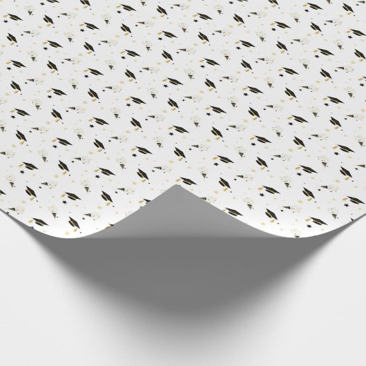 Afstuderen Confetti Cadeaupapier (Hoek)