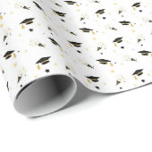 Afstuderen Confetti Cadeaupapier (Rol Hoek)