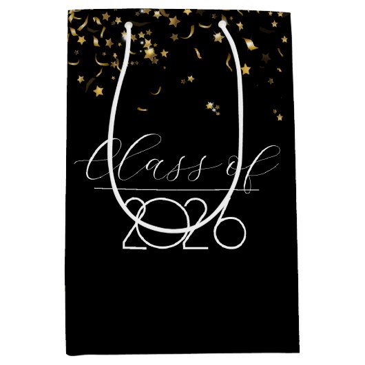 Afstuderen Confetti voor 2026 Medium Cadeauzakje (Voorkant)