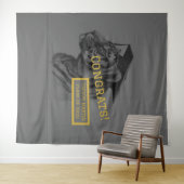 Afstuderen Congrats Achtergrond Wandkleed (In Situ (horizontaal))