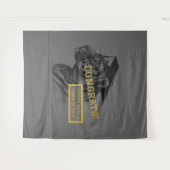 Afstuderen Congrats Achtergrond Wandkleed (Voorkant (horizontaal))